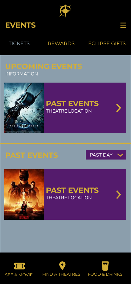 Events Page